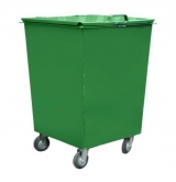Мусорный контейнер 0,75 куб.м металлический контейнер для мусора